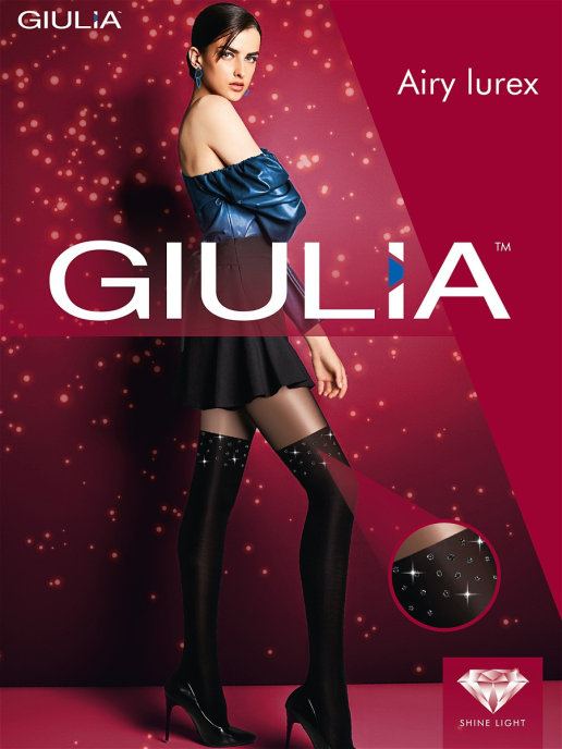 Картинка Колготки Giulia Airy Lurex 01 80 den  от магазина Seller — готовый магазин одежды