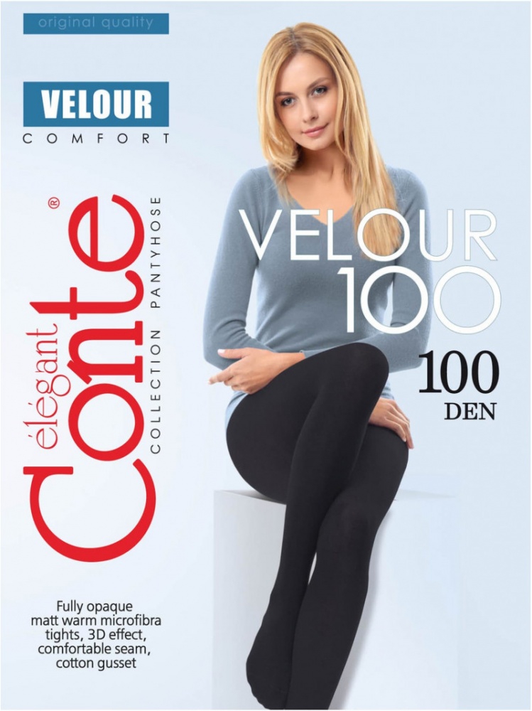 Картинка Колготки Conte Velour 100 den   от магазина Seller — готовый магазин одежды